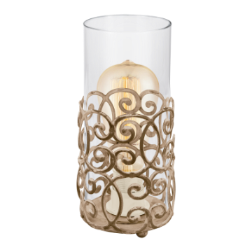 Veioza Eglo Cardigan Brown 49274 sticla transparenta