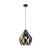 Pendul dormitor Eglo Carlton 1 Black-Gold 49931 otel negru