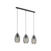 Lustra living Eglo Clevedon Black 49142 otel negru