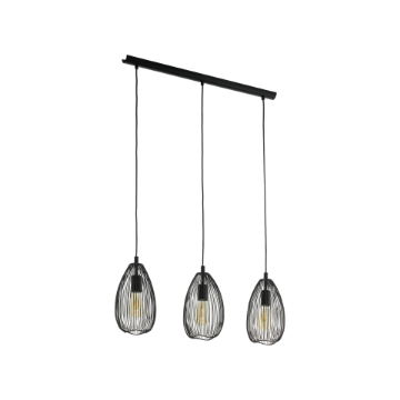 Lustra living Eglo Clevedon Black 49142 otel negru