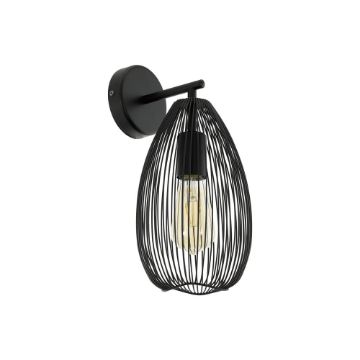 Aplica dormitor Eglo Clevedon Black 49143 otel negru