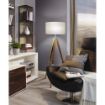 Lampadar living Eglo Lantada Beige 94324 textil bej