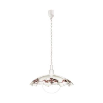 Pendul bucatarie Eglo Vetro White 3041 sticla alb