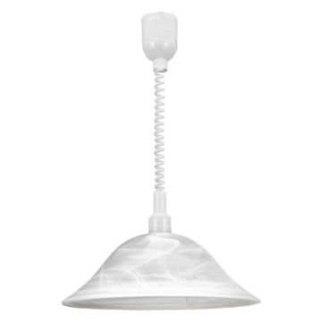 Pendul bucatarie Eglo Alessandra White 3355 sticla alb