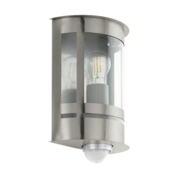 Aplica exterior senzor Eglo Tribano Silver 97284 inox transparent