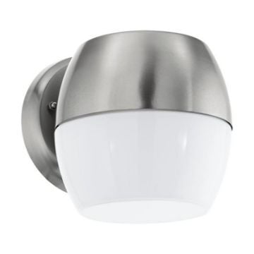 Aplica exterior Eglo Oncala Silver-White 95982 inox alb