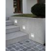 Spot LED incastrat exterior Eglo Zimba Silver 95235 aluminiu argintiu