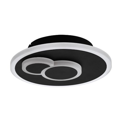 Plafoniera LED Eglo Cadegal Black-White 30659 otel negru
