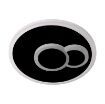 Plafoniera LED Eglo Cadegal Black-White 30659 otel negru