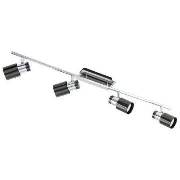 Plafoniera LED Eglo Davida 1 Black-Nickel 30835 otel negru