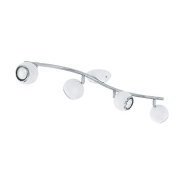 Plafoniera LED Eglo Bimeda White-Chrome 31004 otel crom