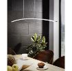 Lustra LED Eglo Lasana White 32048 otel crom