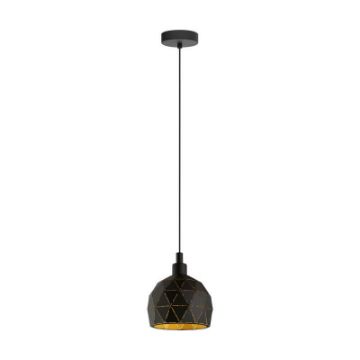 Pendul Eglo Roccaforte Black-Gold 33345 otel negru
