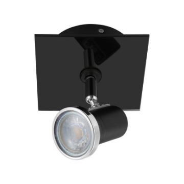Aplica LED baie Eglo Tamara Black 33677 otel negru