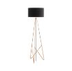 Lampadar Eglo Camporale Black-Copper 39229 textil negru
