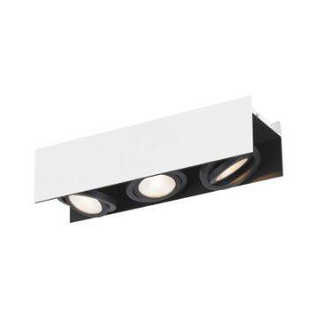 Plafoniera LED Eglo Vidago White-Black 39317 otel alb