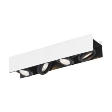 Plafoniera LED Eglo Vidago White-Black 39318 otel alb