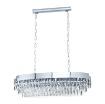 Lustra Eglo Valparaiso Chrome 39494 cristal transparent