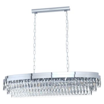 Lustra Eglo Valparaiso Chrome 39495 cristal transparent