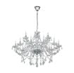 Candelabru Eglo Basilano Chrome 39103 sticla transparenta
