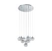 Lustra LED Eglo Mioglia Chrome 39527 otel crom