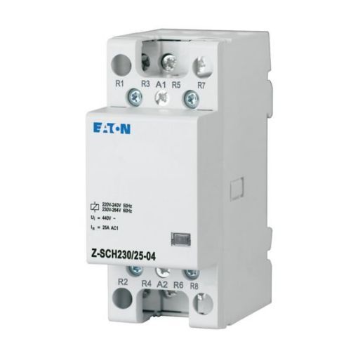 Contactor modular Eaton 25A 4N/C 230VAC Z-SCH230/25-04 248848