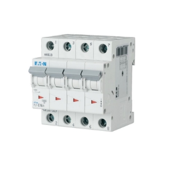 Siguranta automata Eaton 4P 6A 10KA PL7-C6/4 165188