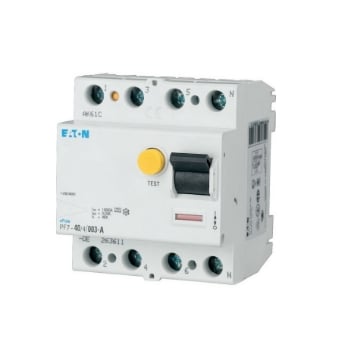 Siguranta automata diferentiala Eaton 4P 40A 10KA 30mA PF7-40/4/003 263586