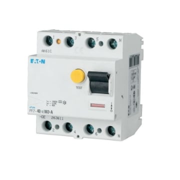 Intrerupator diferential Eaton 40A 4P 500mA 10kA PF7-40/4/05 263589