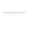 Plafoniera LED Nowodvorski Straight Ceiling M Black 7598 otel negru