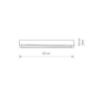 Plafoniera LED Nowodvorski Straight Ceiling S Graphite 7552 otel graphite