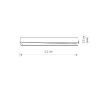 Plafoniera LED Nowodvorski Straight Ceiling S White 7557 otel alb