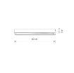 Plafoniera LED Nowodvorski Straight Ceiling S Black 7597 otel negru