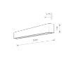 Aplica LED Nowodvorski Straight S White 7568 otel alb