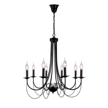 Candelabru Elmark Angela 955ANGELA8 metal negru