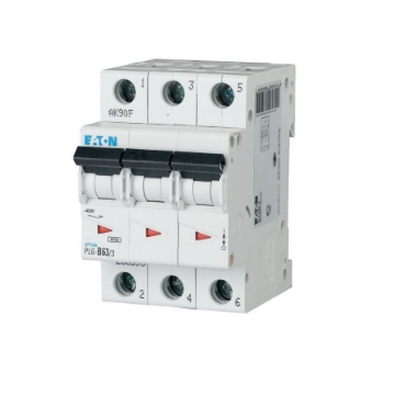 Siguranta automata Eaton 3P 63A 6KA PL6-C63/3 286607