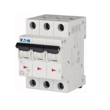Siguranta automata Eaton 3P 25A 6KA PL6-C25/3 286603