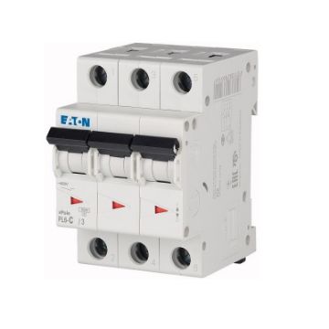 Siguranta automata Eaton 3P 25A 6KA PL6-C25/3 286603