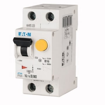 Siguranta diferentiala Eaton 1P+N 13A 30mA 6kA PFL6-13/1N/B/003 286430