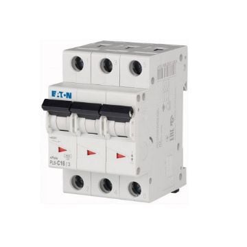 Siguranta automata Eaton 3P 16A 6KA PL6-C16/3 286601