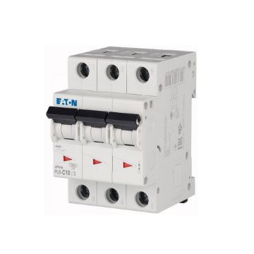 Siguranta automata Eaton 3P 10A 6KA PL6-C10/3 286599