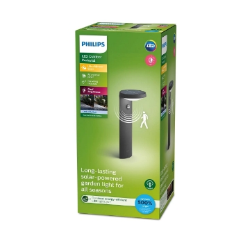 Stalp iluminat solar Philips Tyla Anthracite 1.2W 4000k 255lm PC02938
