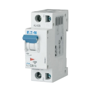 Intrerupator automat Eaton 1P+N 20A 10kA PL7-C20/1N 262750