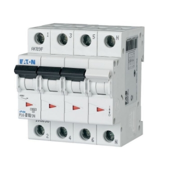 Siguranta automata Eaton 3P+N 10A 6KA PL6-C10/3N 106908