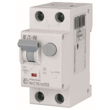 Siguranta diferentiala Eaton 1P+N 16A 30mA HNB-C16/1N/003 195127