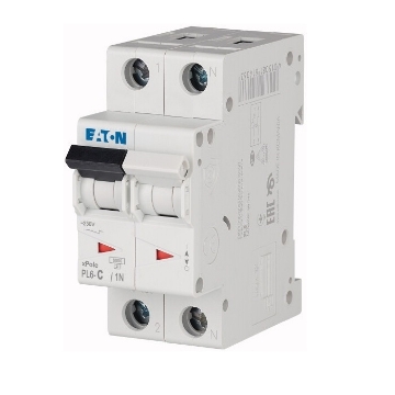 Siguranta automata Eaton 1P+N 6A 6KA PL6-C6/1N 106031