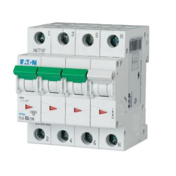 Siguranta automata Eaton 3P+N 63A 6KA PL6-C63/3N 106916