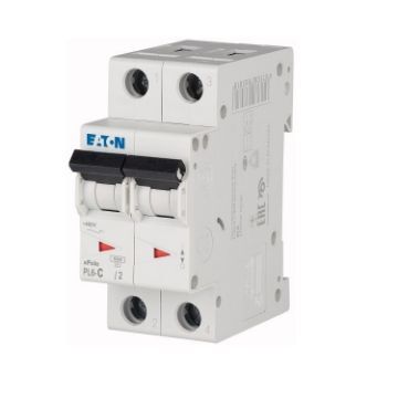 Siguranta automata Eaton 2P 40A 6kA PL6-C40/2 286571