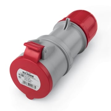 Priza industriala Scame mobila 3P+N+E 32A 6h 346-415 V IP44 gama Optima 313.3247