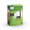Aplica LED exterior Philips MyGarden Stock Anthracite senzor miscare 6W 600lm PC02006